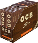 Rolling Paper - OCB SLIM VIRGIN PAPER ROLLING PAPERS WITH TIPS Box Of 32